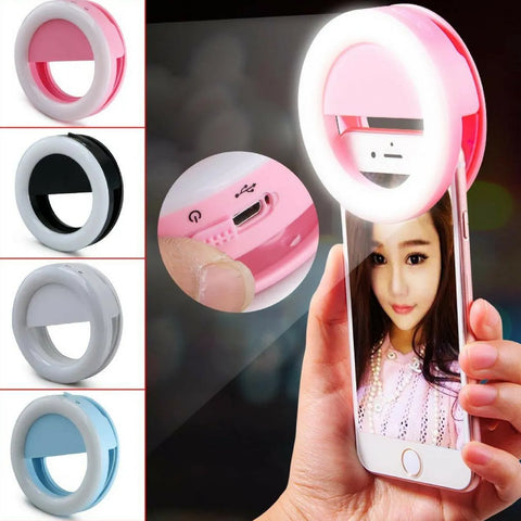 Selfie Ring Light For All Phones Tablets & Laptops