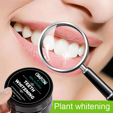 Charcoal Teeth Whitening Powder Pure Natural 60 Ml ✨🦷