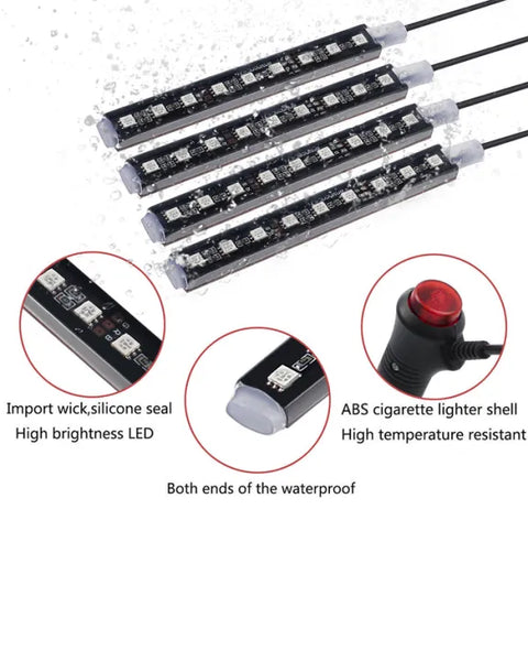 🌈 Smart LED Car Interior Light Strips✨