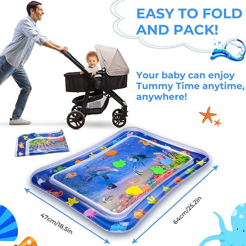 Newborn Baby Water Mat Inflatable Tummy Time Toy🌈