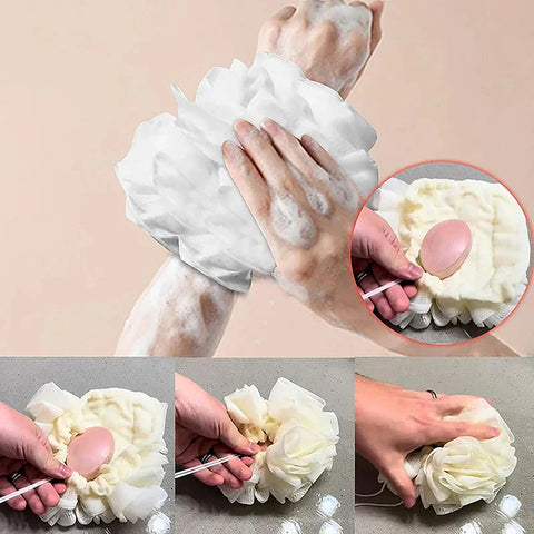 2-in-1 Bath Loofah Sponge