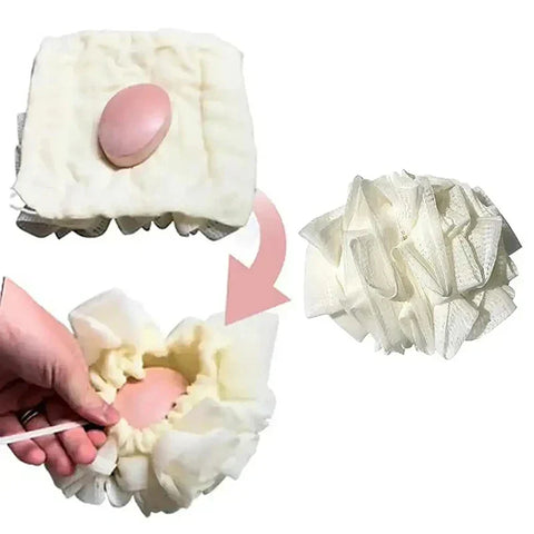 2-in-1 Bath Loofah Sponge